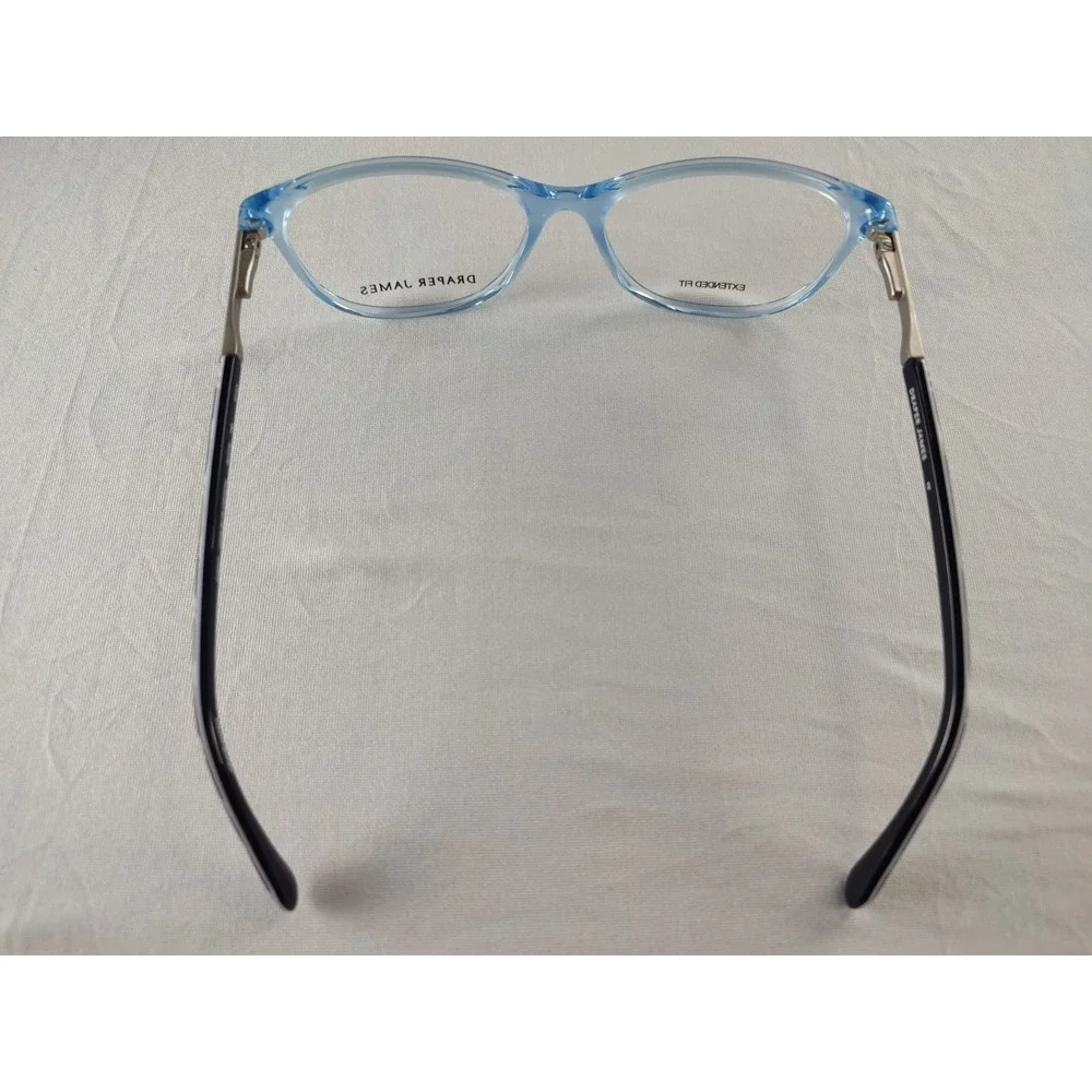 Draper James‎ DJ5027 416 Blue Crystal Cat Eye Eyeglass Frames 56-16-140 NWT
